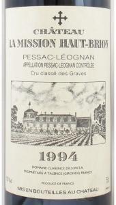 送料無料】1994年 シャトー ラ ミッション オー ブリオン CHATEAU LA