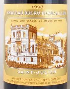 1998年 シャトー デュクリュ ボーカイユ CHATEAU DUCRU BEAUCAILLOU の