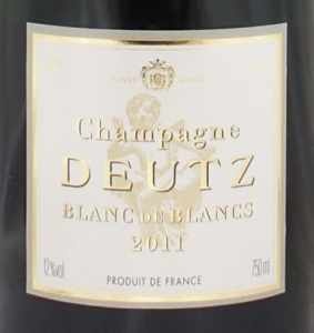 2011年 ブラン ド ブラン ミレジメ ドゥーツ社BLANC DE BLANCS