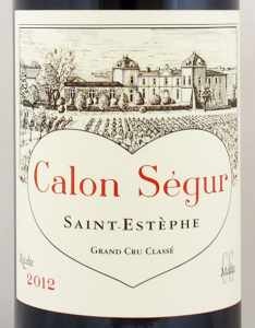 2012年 シャトー カロン セギュール CHATEAU CALON SEGUR の販売