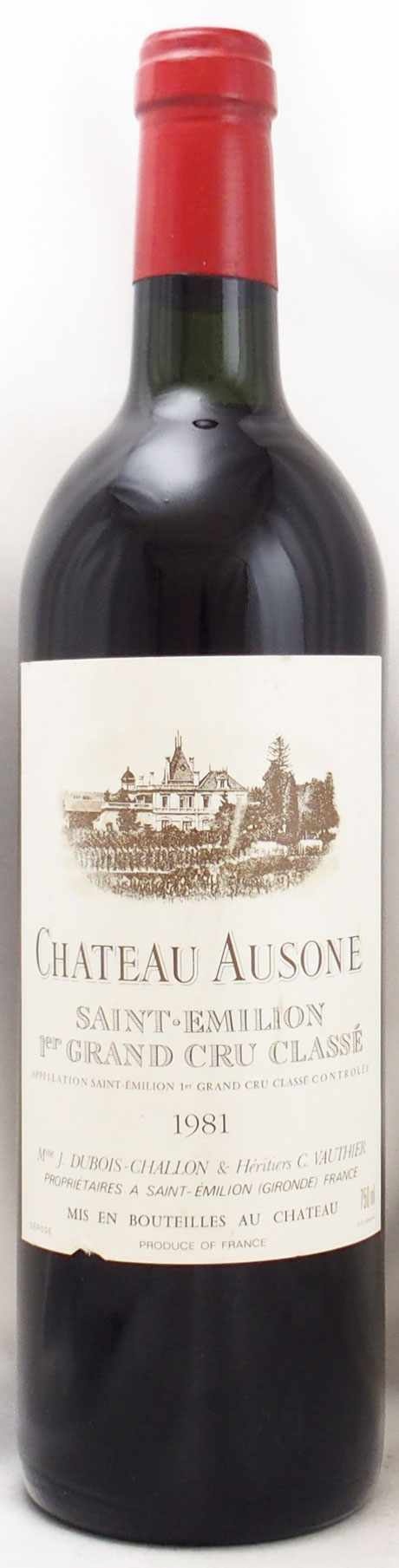 1981年 シャトー オーゾンヌ CHATEAU AUSONE の販売[ヴィンテージワインショップのNengou-wine.com]