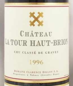 1996年 シャトー ラ トゥール オー ブリオン CHATEAU LA TOUR HAUT
