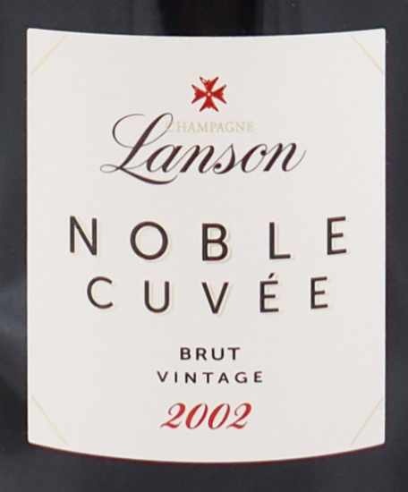 2002年 ランソン ノーブル キュヴェ ブリュット ヴィンテージ ランソン 