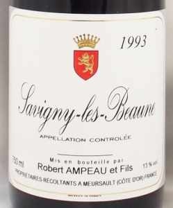 1993年 サヴィニー レ ボーヌ ルージュ ロベール・アンポー