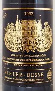 送料無料】1993年 シャトー パルメ CHATEAU PALMER