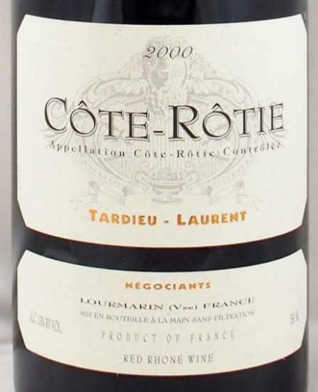 2000年 コート ロティ タルデュー・ローランCOTE ROTIE TARDIEU