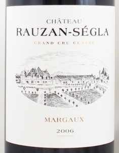 2006年 シャトー ローザン セグラ CHATEAU RAUSAN SEGLA の販売