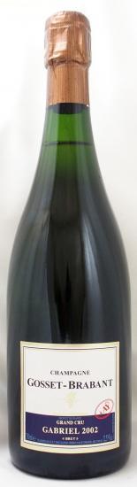 2002年 キュヴェ　ガブリエル　グラン　クリュ　ブリュット QUVEE GABRIEL GRAND CRU BRUT