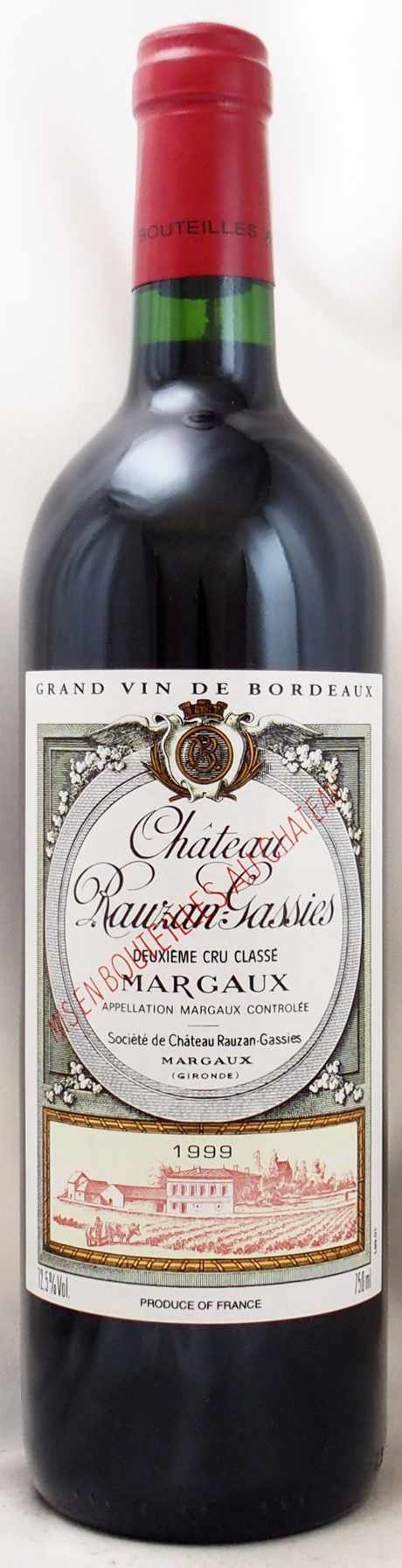 シャトー ローザン ガシーの在庫一覧 CHATEAU RAUZAN GASSIES｜年号