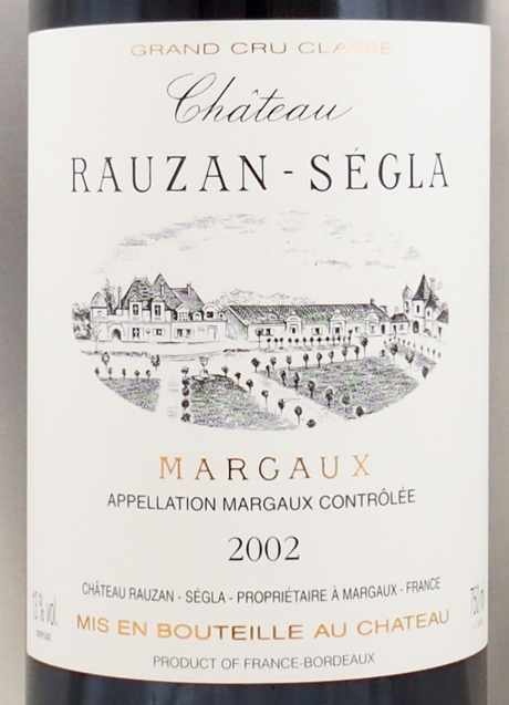 2002年 シャトー ローザン セグラ CHATEAU RAUZAN SEGLA の販売