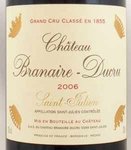 2006年 シャトー ブラネール デュクリュ CHATEAU BRANAIRE DUCRU