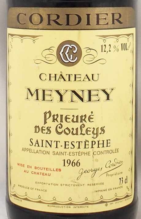 1966年 シャトー メイネイ CHATEAU MEYNEY の販売[ヴィンテージワイン