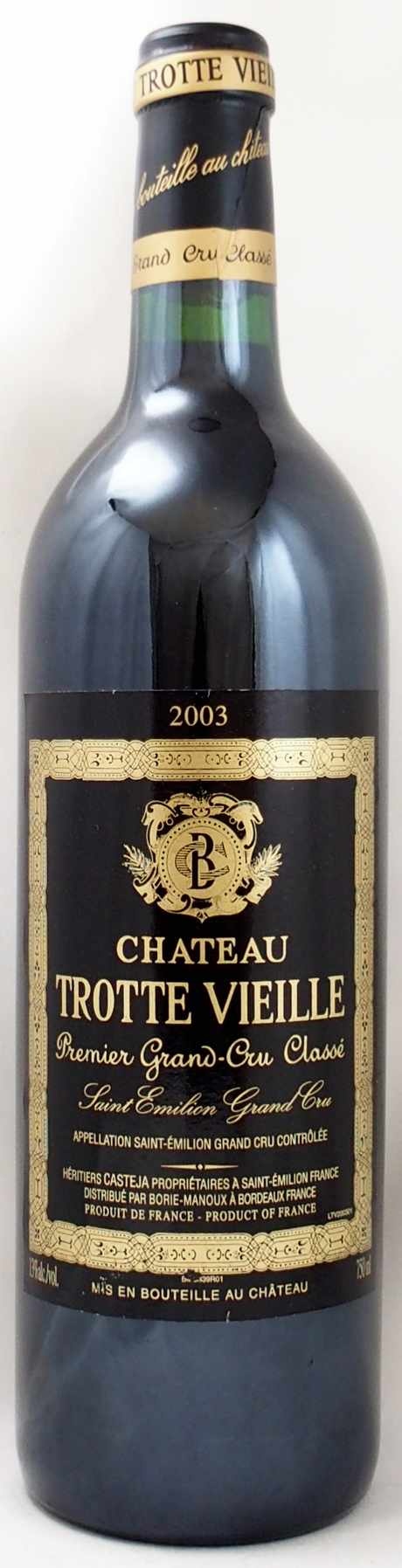 2003 カレンダー ワイン 500ml フランス産 サンテミリオン 古酒