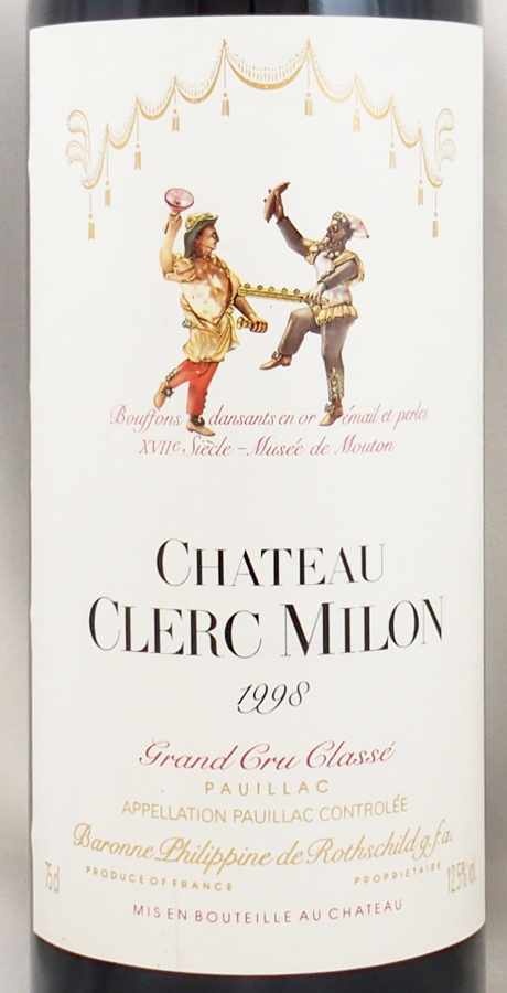 シャトー クレール ミロンの在庫一覧 CHATEAU CLERC MILON｜年号ワイン.com