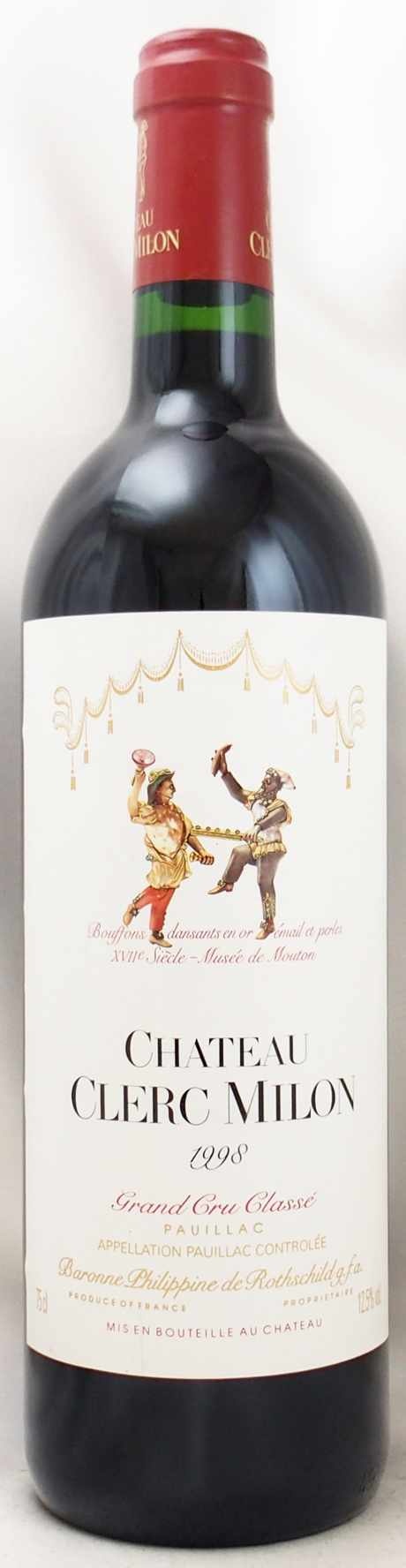 シャトー・クレール・ミロン　1980　 Chateau Clerc Milon シャトー クレール ミロンの在庫一覧 CHATEAU CLERC MILON｜年号ワイン.com