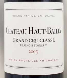 CHATEAU HAUT BAILLY 2005