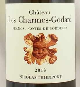 2018年シャトー　レ　シャルム　ゴダール　ブラン CHATEAU LES CHARMES GODARD BLANC