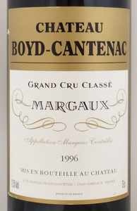 1996年シャトー ボイド カントナック CHATEAU BOYD CANTENAC
