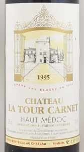 1995年シャトー　ラ　トゥール　カルネ CHATEAU LA TOUR CARNET