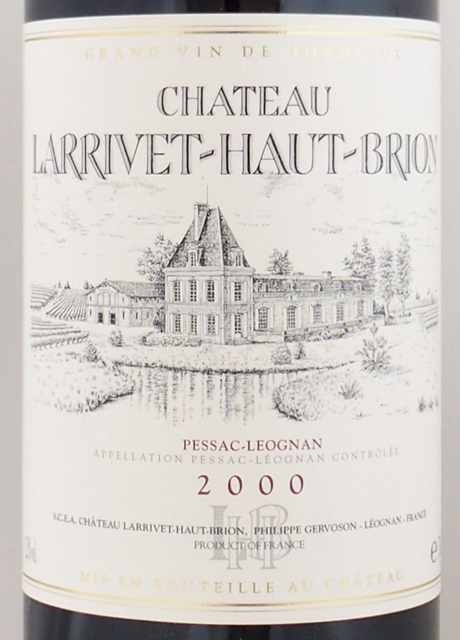 2000年 シャトー ラリヴェ オー ブリオン CHATEAU LARRIVET HAUT BRION の販売[ヴィンテージワイン専門店のNengou- wine.com]