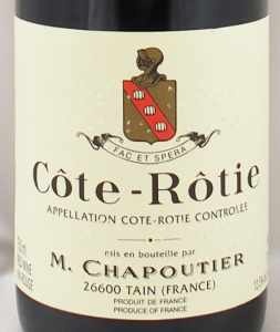 1997年 コート ロティ M.シャプティエCOTE ROTIE M.CHAPOUTIERの販売
