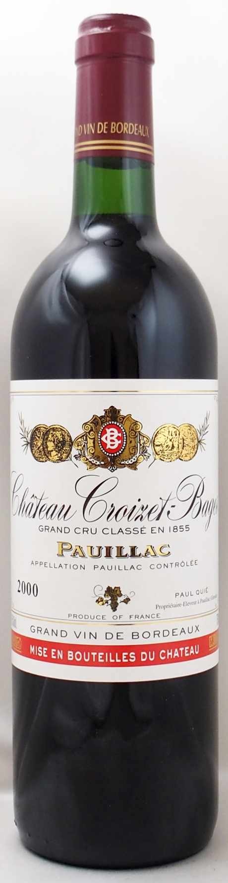 シャトー クロワゼ バージュの在庫一覧 CHATEAU CROIZET BAGES｜年号