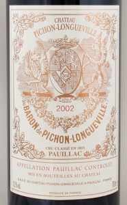 2002年 シャトー ピション ロングヴィル バロン CHATEAU PICHON