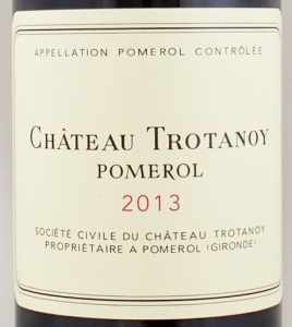 送料無料】2013年 シャトー トロタノワ CHATEAU TROTANOY