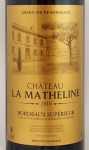 2010年 シャトー　ラ　マトリーヌ CHATEAU LA MATHELINE