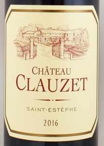 2016年シャトー クローゼ CHATEAU CLAUZET
