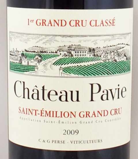 最高級シャトー・パヴィ 2009 パーカー100点 Chateau Pavie ワイン