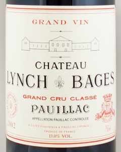 2002年 シャトー ランシュ バージュ CHATEAU LYNCH BAGES の販売