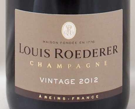 2012年 ブリュット ヴィンテージ ルイ・ロデレール社BRUT VINTAGE LOUIS ROEDERERの販売[ヴィンテージ ワインショップのNengou-wine.com]