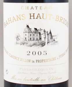 2005年 シャトー バーン オー ブリオン CHATEAU BAHANS HAUT BRION の