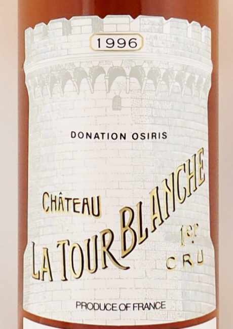 1996年 シャトー ラトゥール ブランシュ ハーフサイズ CHATEAU LA TOUR