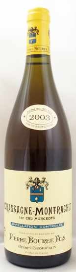 2003年 シャサーニュ　モンラッシェ　プルミエ　クリュ　モルジョ　ブラン CHASSAGNE MONTRACHET 1ER CRU MORGEOTS BLANC