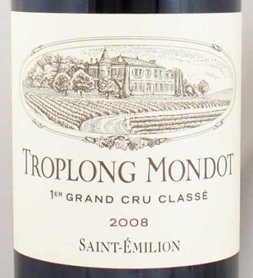 2008年 シャトー トロロン モンド CHATEAU TROPLONG MONDOT の