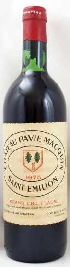 1975年 シャトー　パヴィ　マカン CHATEAU PAVIE MACQUIN