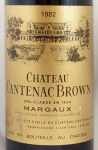 1982年 シャトー　カントナック　ブラウン CHATEAU CANTENAC BROWN