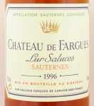 1996年 シャトー　ド　ファルグ CHATEAU DE FARGUES