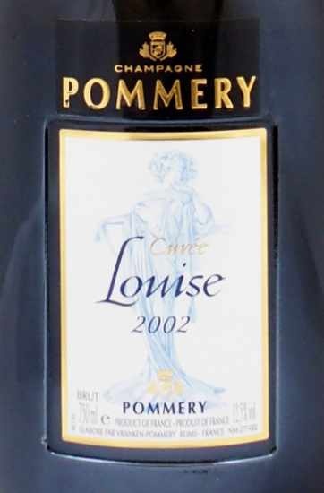 2002年 キュヴェ ルイーズ ポメリー ポメリー社CUVEE LOUISE POMMERY