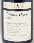 2004年シャトヌフ デュ パプ ヴィエイユ ヴィーニュ CHATEAUNEUF DU PAPE VIEILLES VIGNES