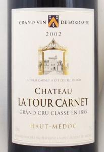 2002年シャトー ラ トゥール カルネ CHATEAU LA TOUR CARNET