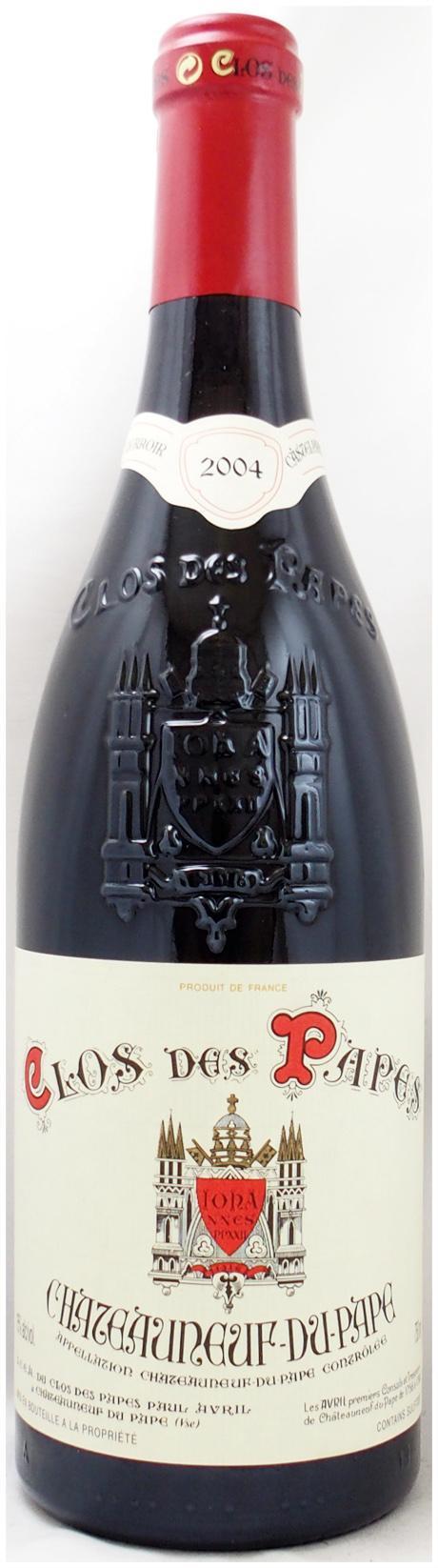 2004年 シャトーヌフ デュ パプ クロ・デ・パプCHATEAUNEUF DU PAPE