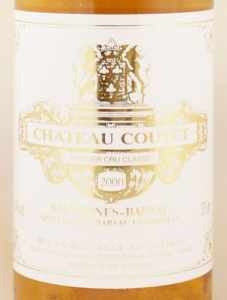 2000年シャトー クーテ ハーフサイズ CHATEAU COUTET HALF SIZE