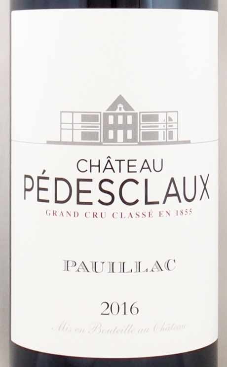 2016年 シャトー ペデスクロー CHATEAU PEDESCLAUX