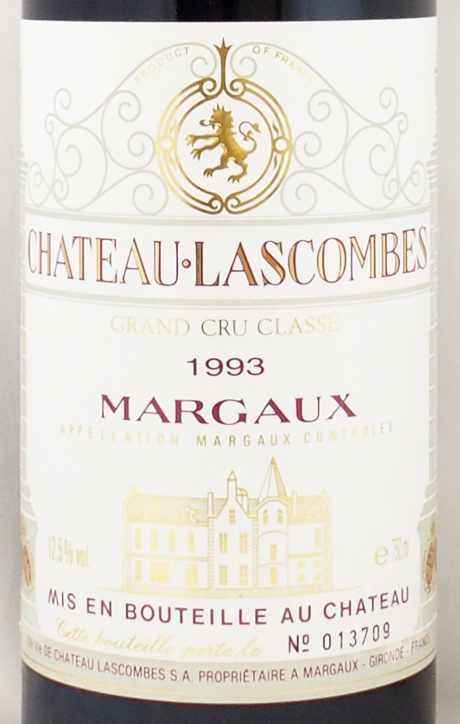 シャトー ラスコンブの在庫一覧 CHATEAU LASCOMBES｜年号ワイン.com