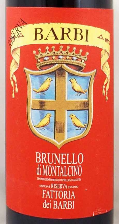 2004年 ブルネッロ ディ モンタルチーノ レゼルヴァ ファットリア・ディ・バルビBRUNELLO DI MONTALCINO RISERVA  FATTORIA DEI BARBIの販売[ヴィンテージワインショップのNengou-wine.com]