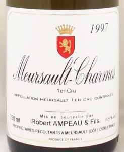 送料無料】1997年 ムルソー シャルム プルミエ クリュ ロベール