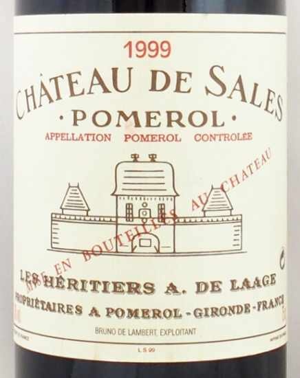 1999年 シャトー ド サル CHATEAU DE SALES の販売[ヴィンテージワインショップのNengou-wine.com]